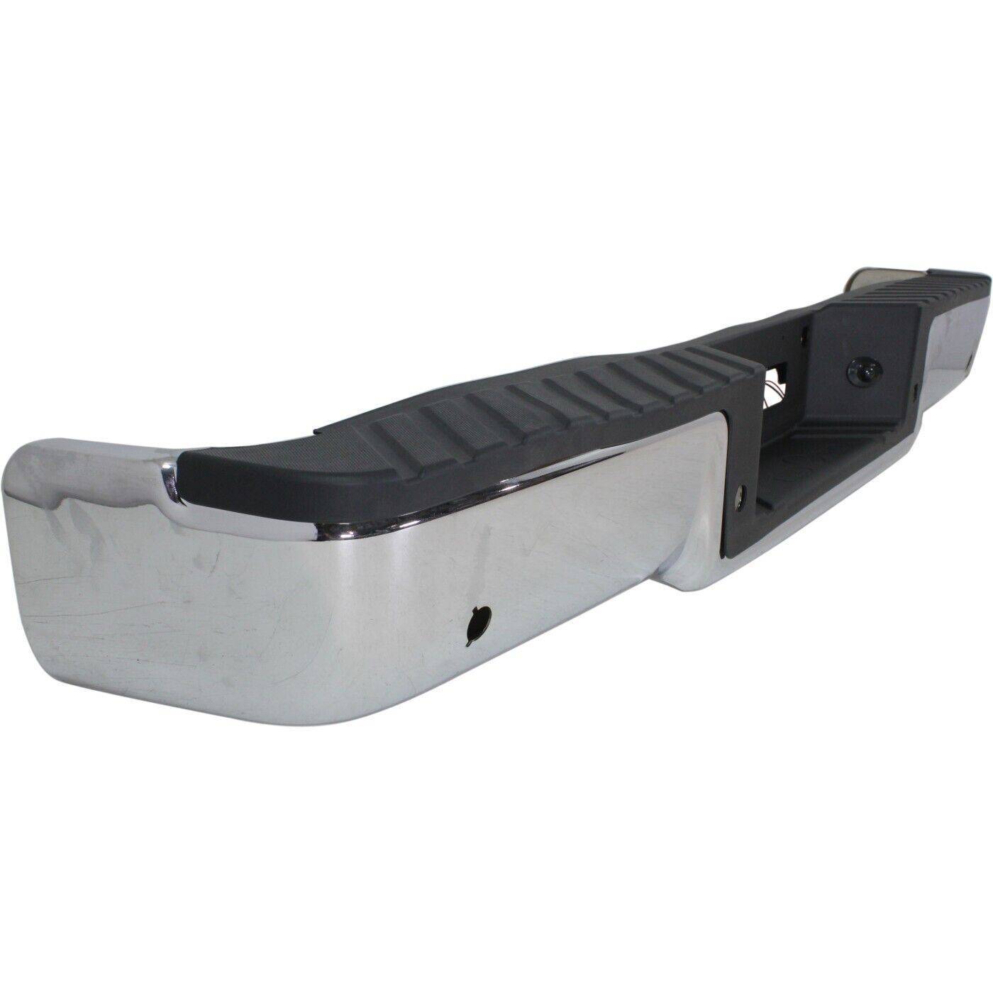 Step Bumper For 2006-2008 Ford F-150 Chrome W Object Sensor Holes W Towing Pkg
