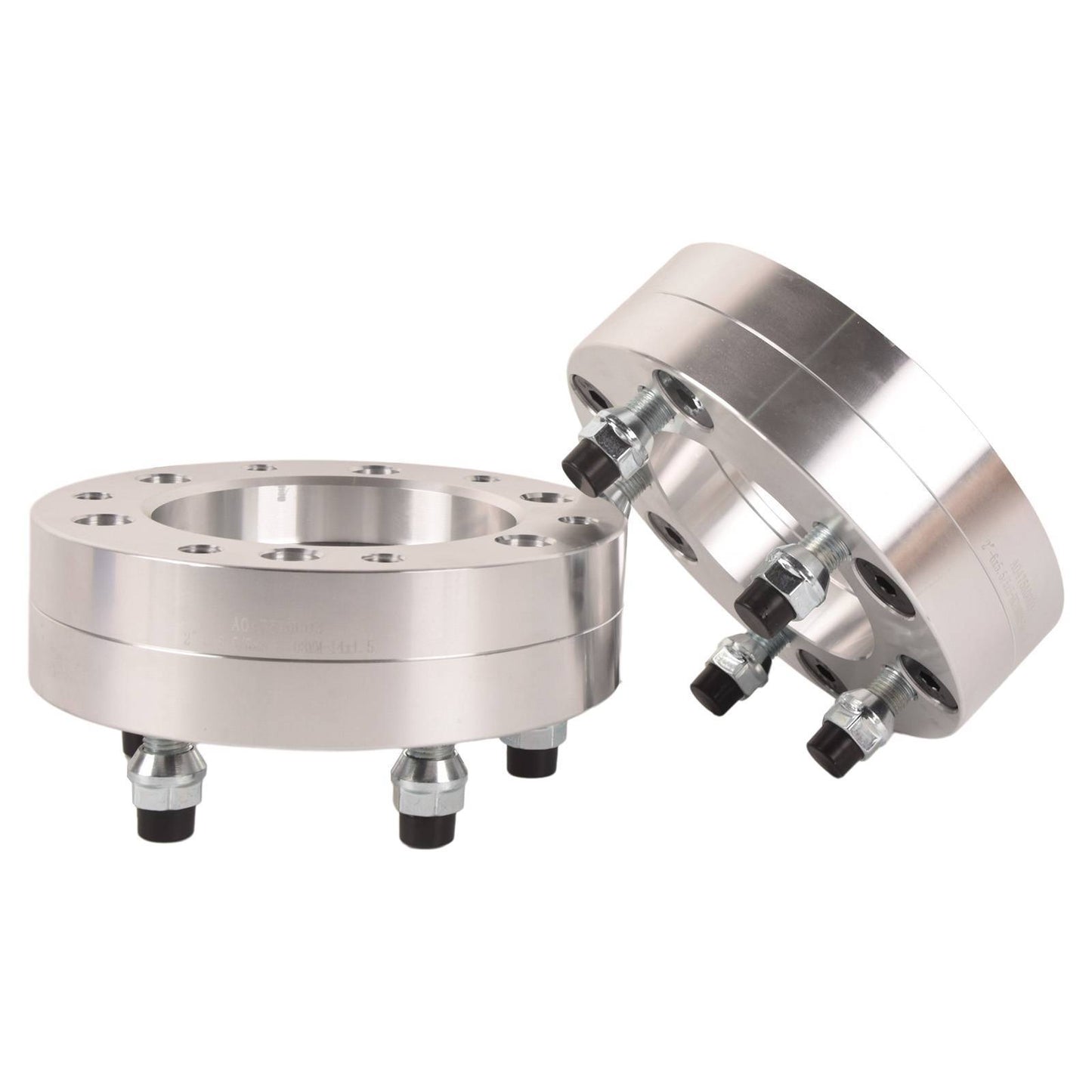 4x 6x5.5 To 5x5 Wheel Adapters 2'' Use 5 Lug Wheels On 6 Lug Trucks M14x1.5