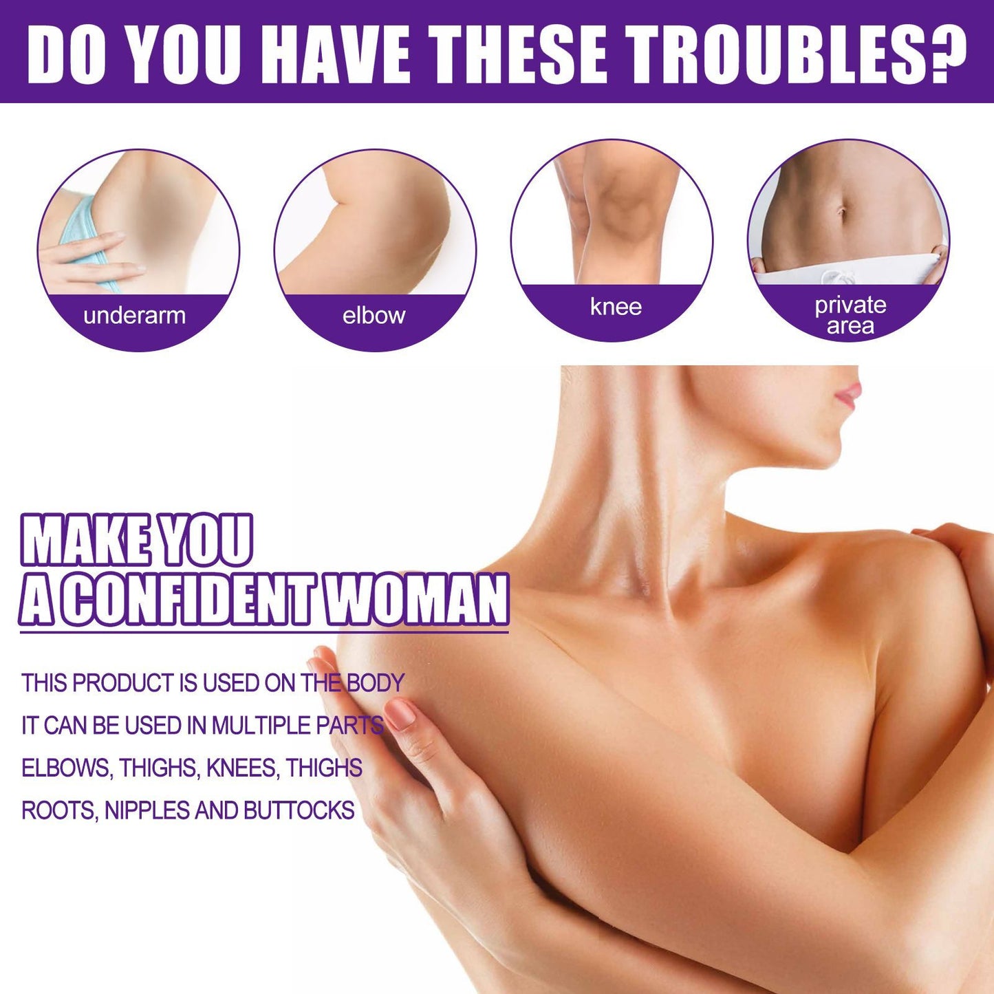 EELHOE Rejuvenator Areola Intimate Area Rejuvenator Lip Joints Melanin Removal