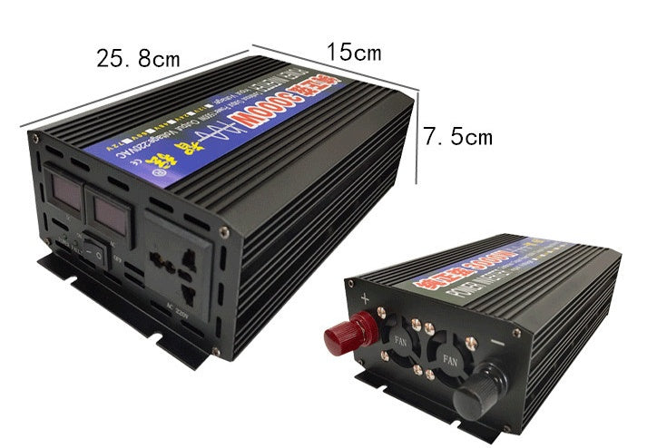 Pure Sine Wave Inverter 12V24V48V To 220V4000W Home Car Solar Inverter
