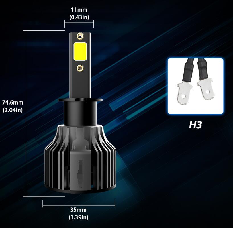 Car LED Headlight Bulbs 6000K Auto Headlamp Kit