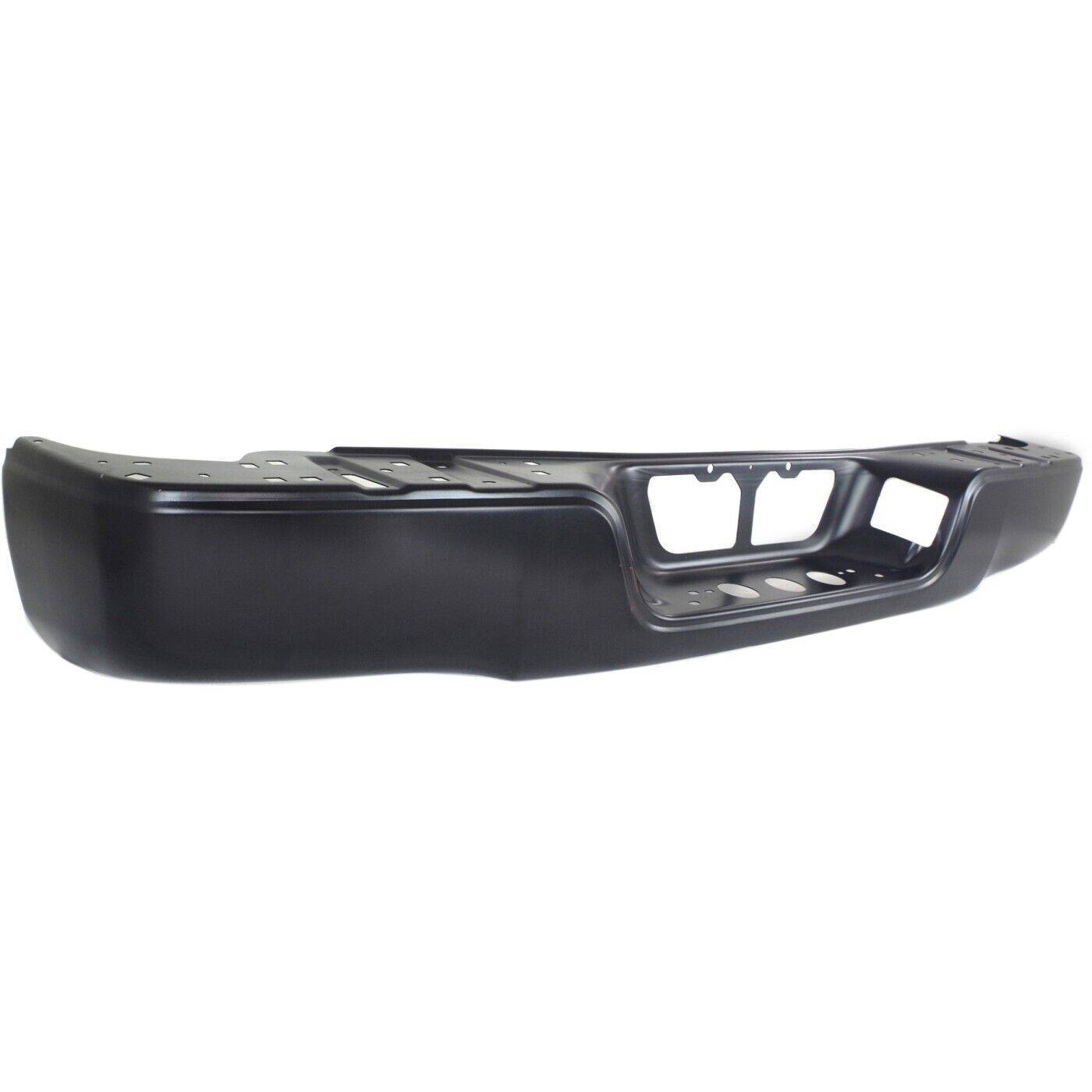 Step Bumper For 2007-13 Tundra Fleetside With Rock Warrior Pkg Black Rear
