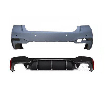 Automobile G30 G38 528 530 Refitted M5 Big Surrounding Front Bar Middle Net Rear Lip