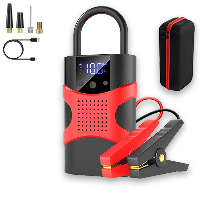 Automobile Emergency Start Power Source Portable Outdoor Digital Display Inflator