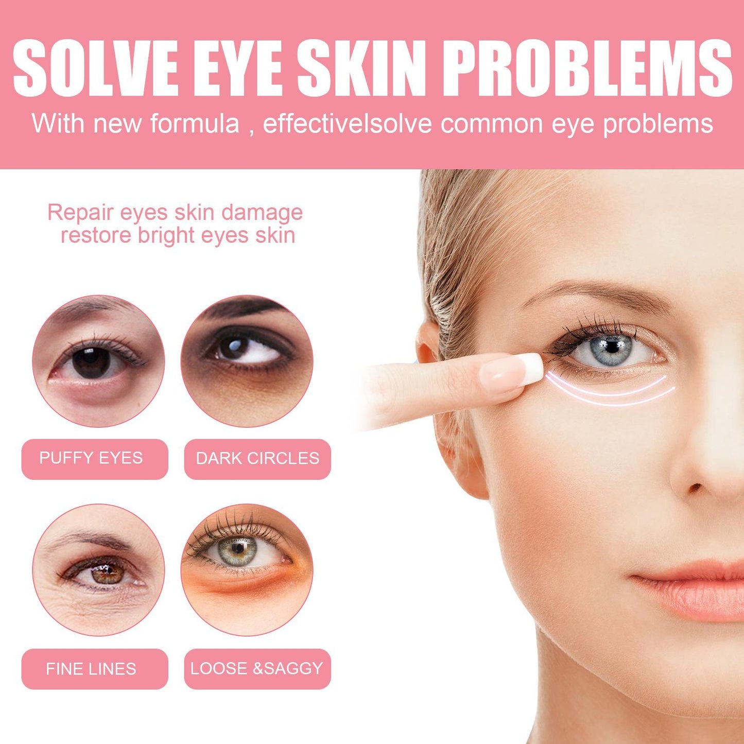 West&Month Rosehip Eye Cream Stick For Periocular Moisturization, Hydration, Fine Line Reduction, Dark Circle Mitigation, And Lifting And Firming The Eye Area