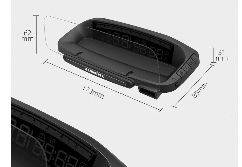 HD ghost-free head-up display