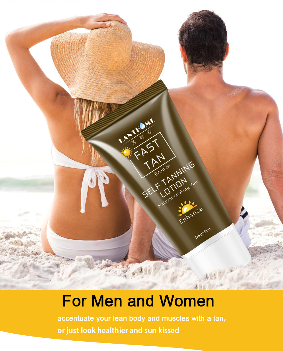 Lotion corporelle à la crème bronzante