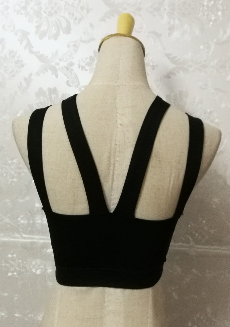 Gilet sans manches slim de couleur unie avec gilet de musculation creux