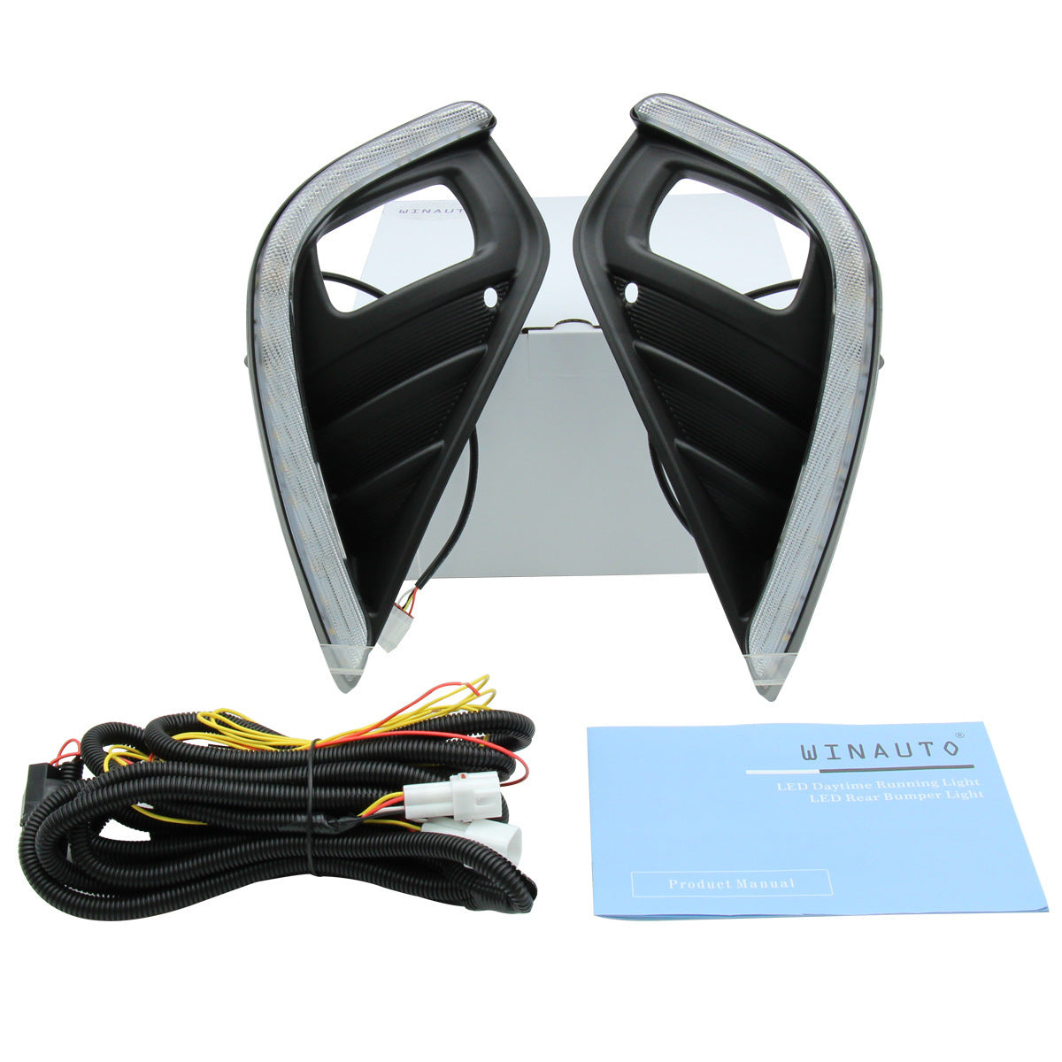 With Streamer Yellow Turn Bi-Color LED Daytime Running Lights