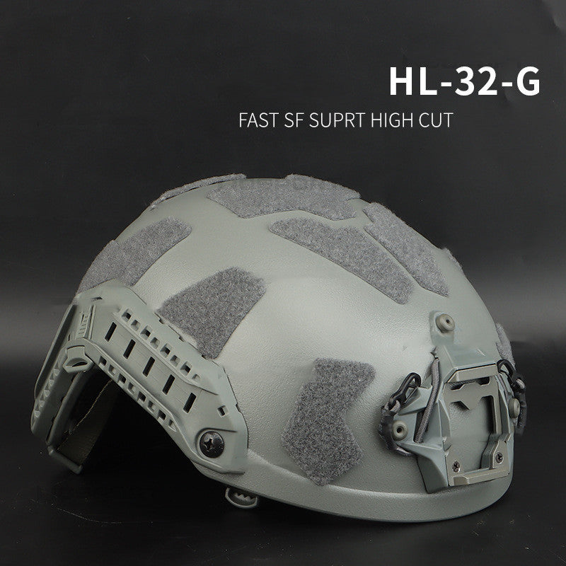 Casque tactique de couleur unie, version de protection complète