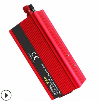 Sine Wave Inverter Dual Usb 2000W Power Converter Dc 12V 24V Portable Car Inverter