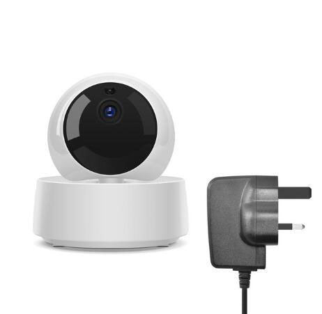 Sonoff Caméra de sécurité IP HD 1080P WiFi sans fil contrôlée par application GK-200MP2-B Détection de mouvement Vision à 360° Alerte d'activité