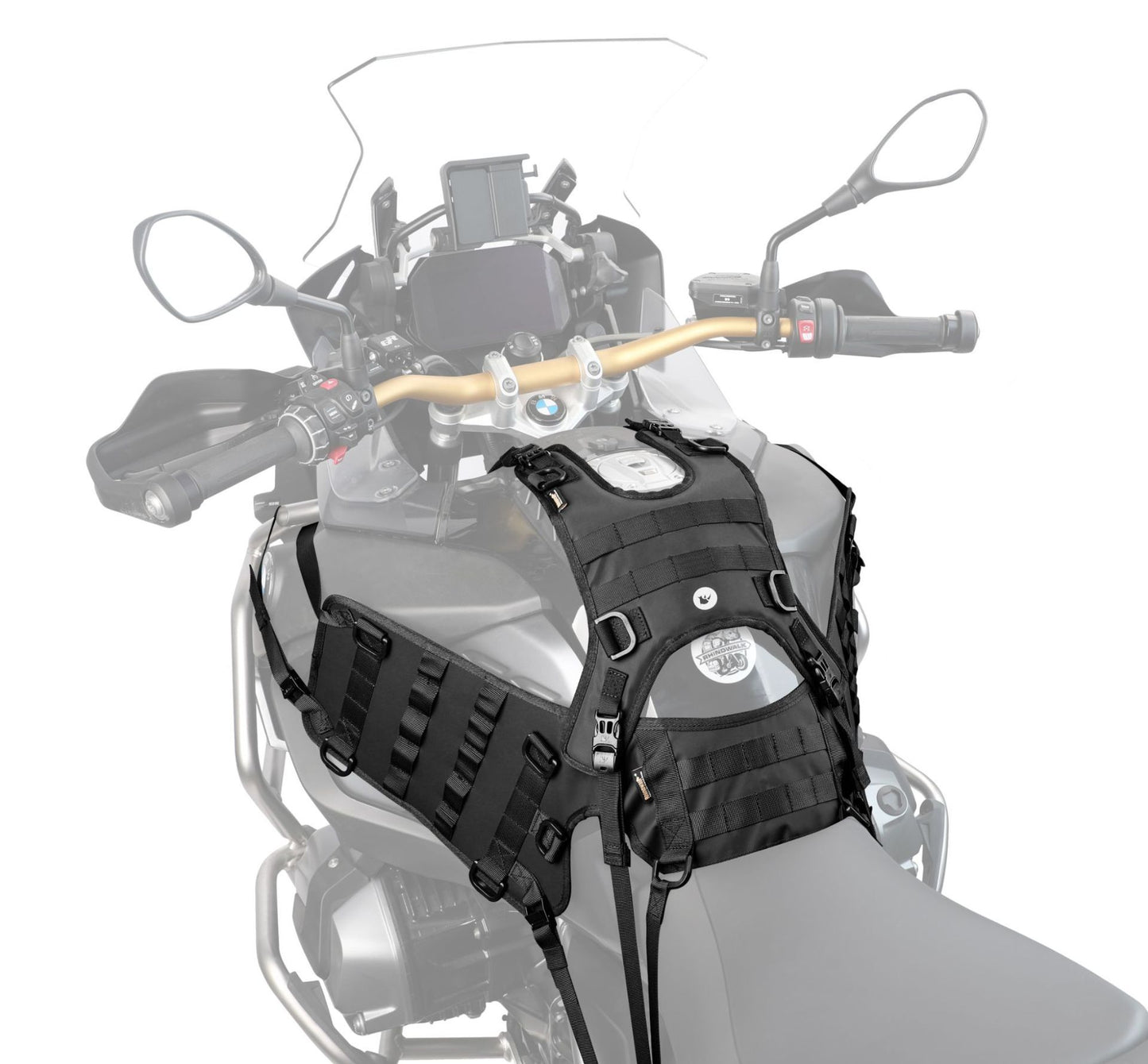 Motorcycle Fuel Tank Mount Base Saddle