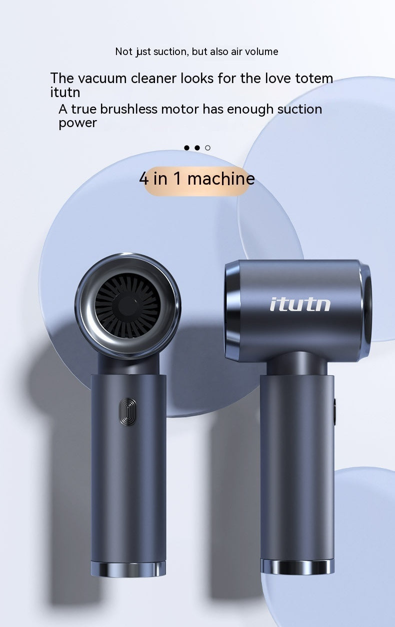 Car Cleaner Handheld Light-duty Vehicle Large Suction Wireless Blowing And Suction Dual-use Strong High Power