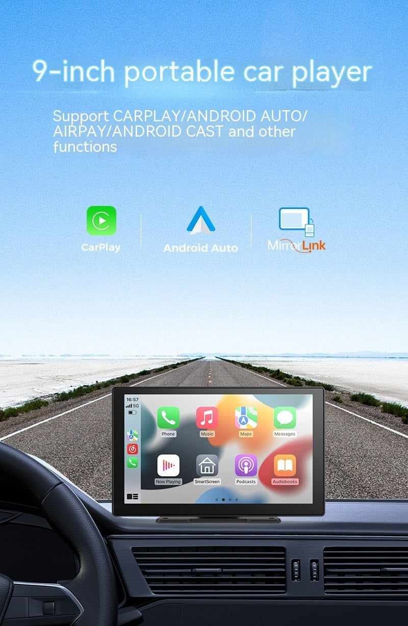 9-inch Carplay Driving Recorder Portable Car