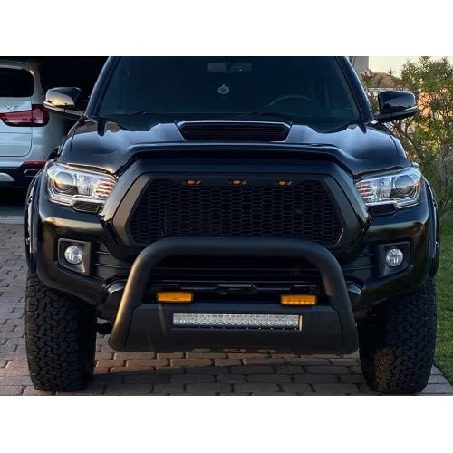 Black Mesh Grille For Tacoma Not Fit Truck With Behind The Badge