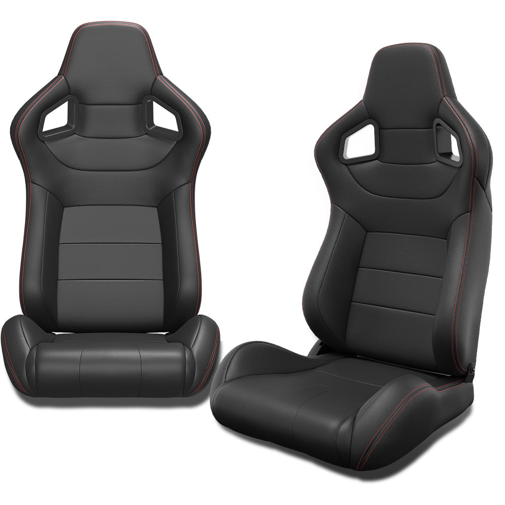Deux sièges baquets de course universels - support de siège non inclus