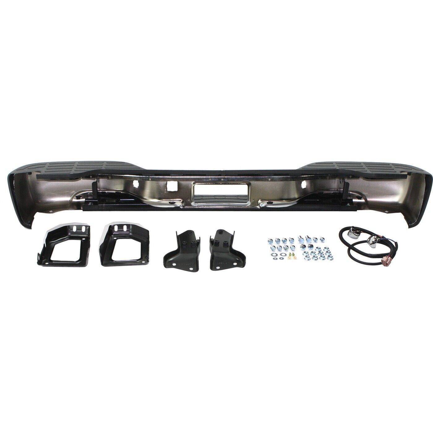 Step Bumper Assembly For 1995-2006 Chevy Tahoe 2000-2006 Suburban 1500 Chrome