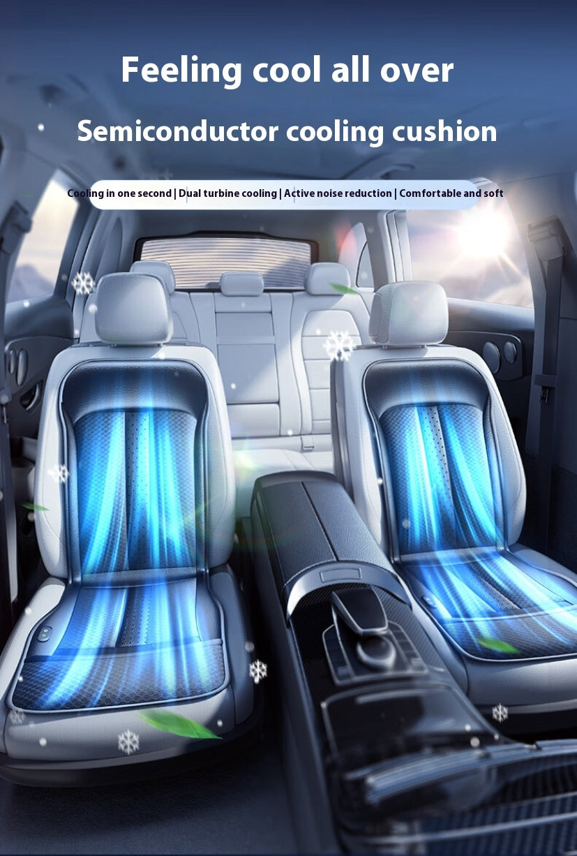 Car Refrigeration Cushion Waist Support Ventilation Cushion Summer Smart Backrest Cool Cushion Universal
