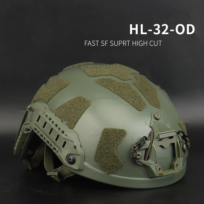 Casque tactique de couleur unie, version de protection complète