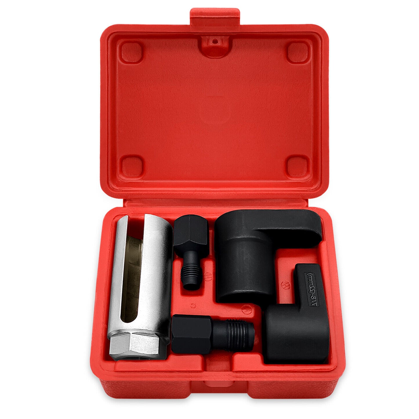 5Pcs 22mm Lambda Oxygen Sensor Socket Remove Set Kit Thread Chasers Tool W Case