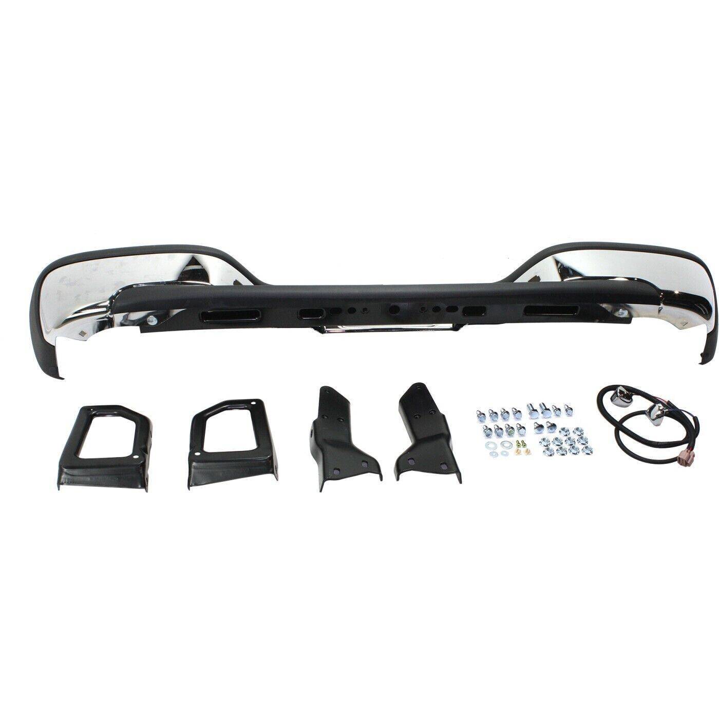 Step Bumper Assembly For 1995-2006 Chevy Tahoe 2000-2006 Suburban 1500 Chrome
