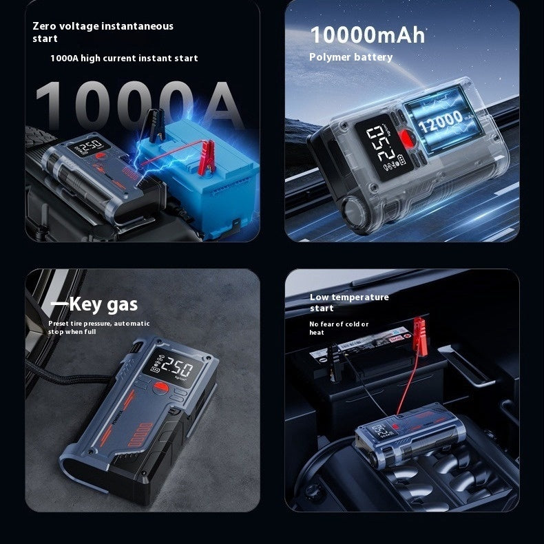 Automobile Emergency Start Power Source Car Inflatable All-in-one Machine