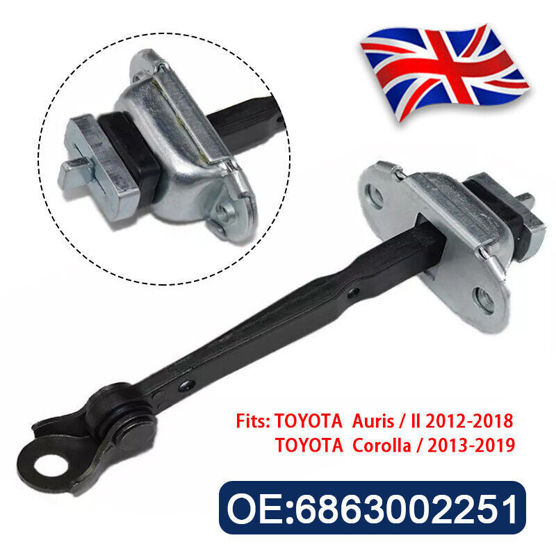 Rear Door Hinge Stop Check Strap Limitery Right Left Fits Auris II 12-18