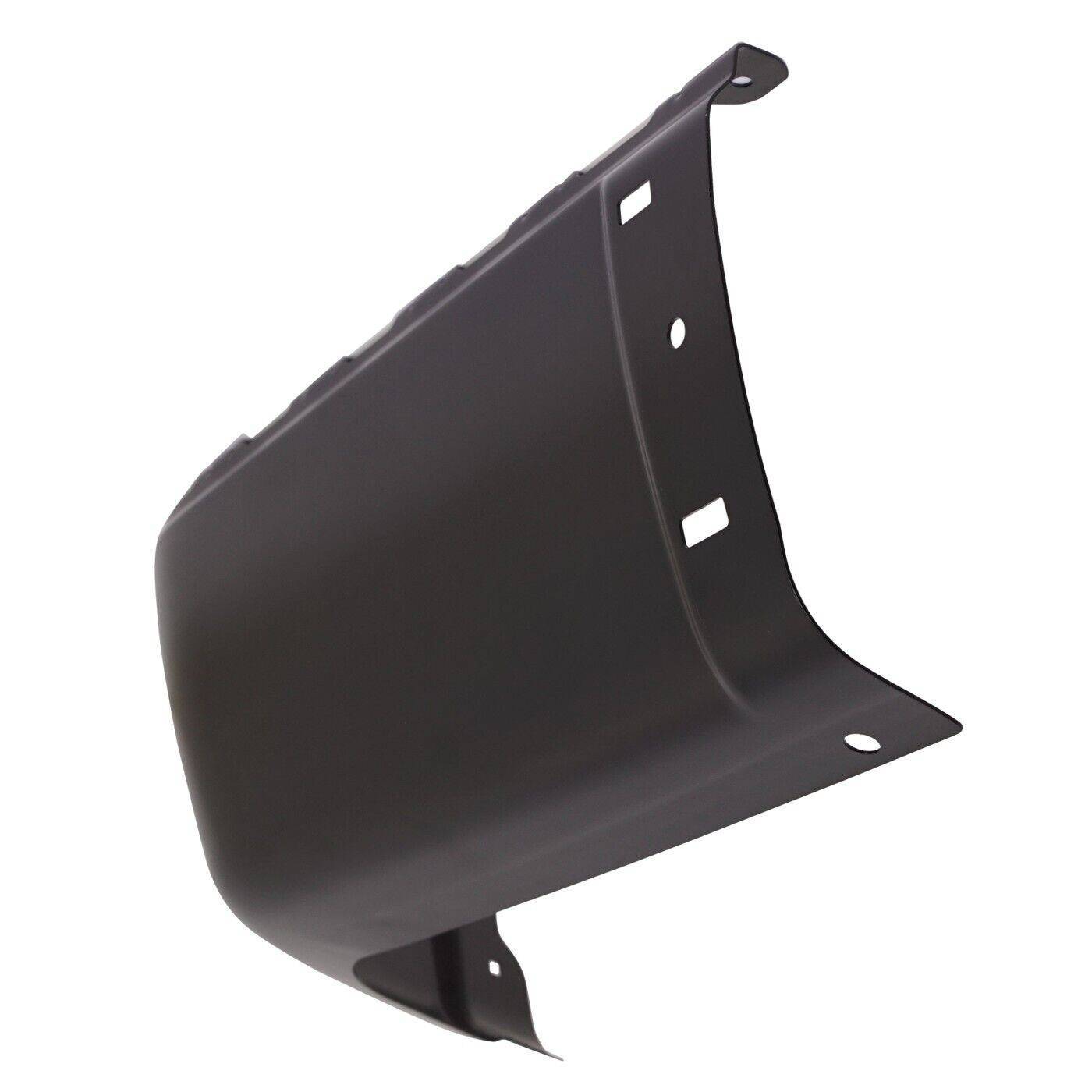 Bumper End Cap For 2007-2013 Chevrolet Silverado 1500 Rear Left Painted Black