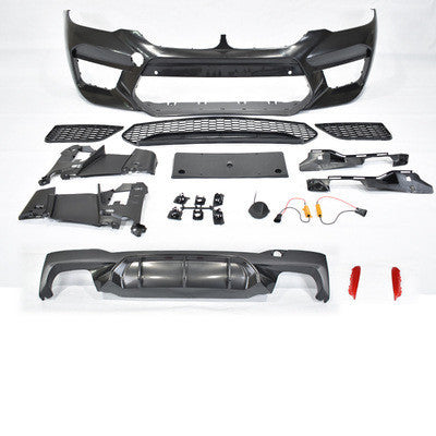 Automobile G30 G38 528 530 Refitted M5 Big Surrounding Front Bar Middle Net Rear Lip