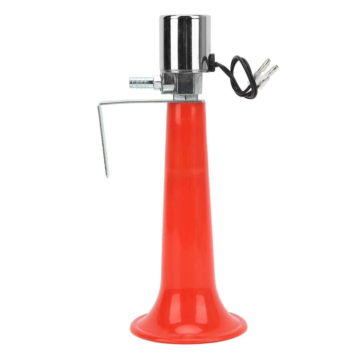 180DB Red Air Horn Universal Purpose 12V/24V Caravan Pressure Whistle Horn for Cars Trucks SUVs Motorcycles