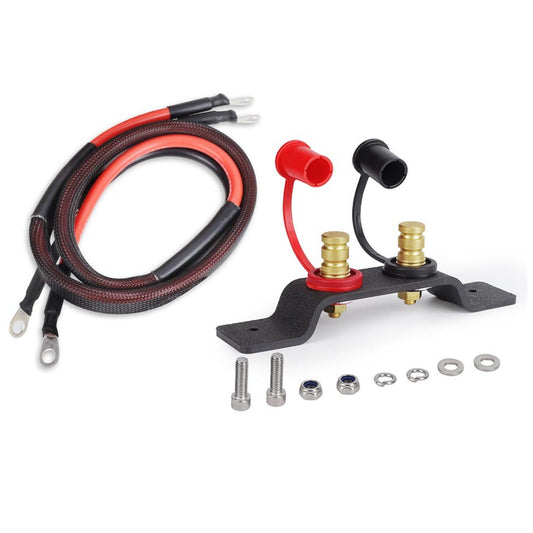 Battery Jump Post 3/8in M10 Terminal Charging Relocation Kit Replacement for Can‑Am X3 2 4 Seats