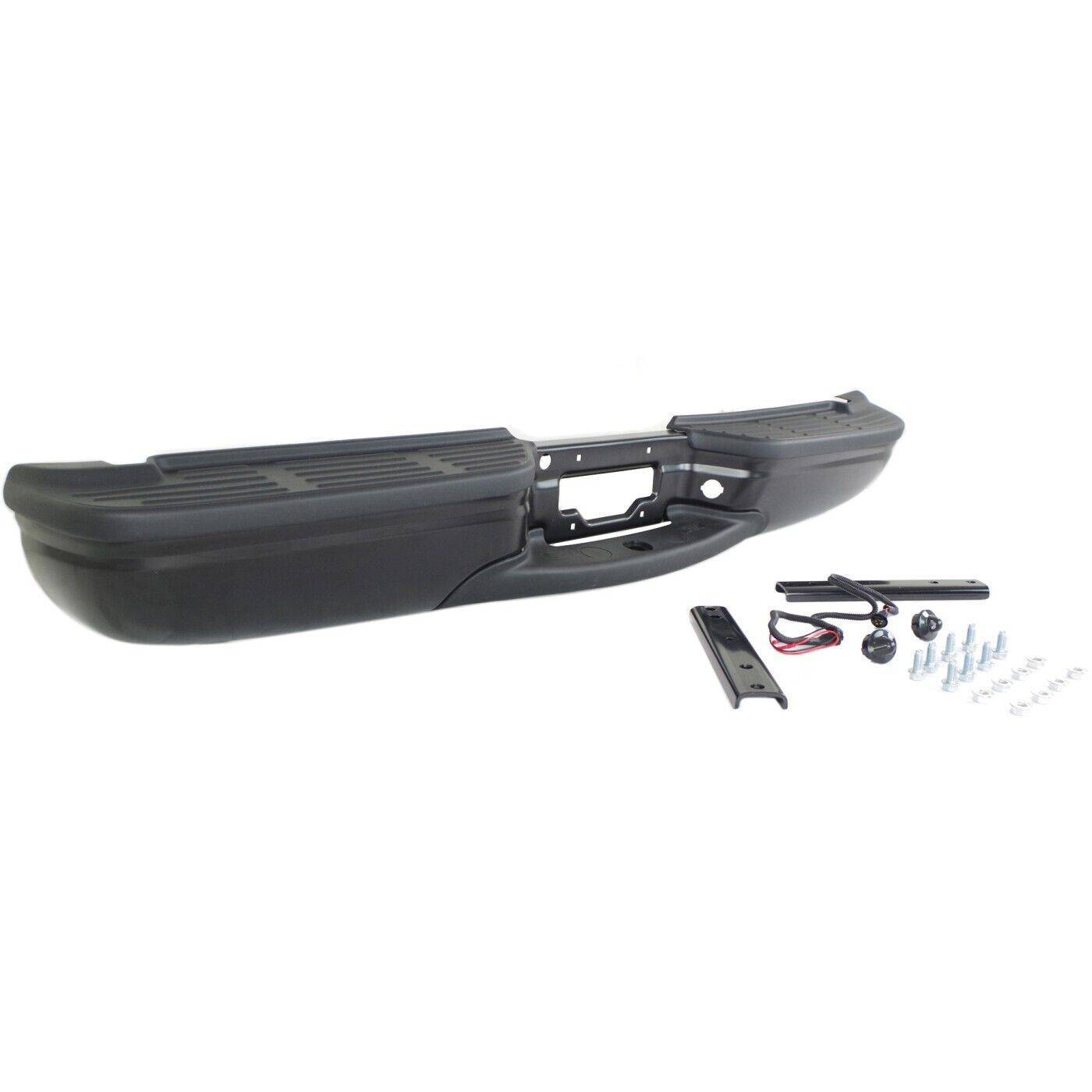 Step Bumper For 1999-2007 Ford F-250 Super Duty Rear Powdercoated Black