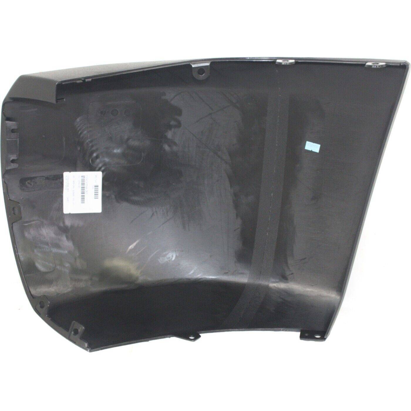 Bumper End Cap For 2007-2013 Chevrolet Silverado 1500 Front Right Side Textured