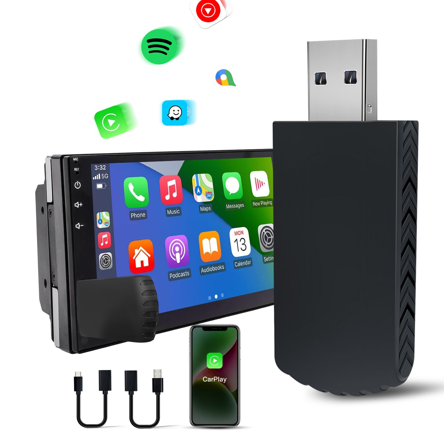 Carplay Box Module Original Car Wired To Wireless Private Model Real Upgrade Wireless Projector