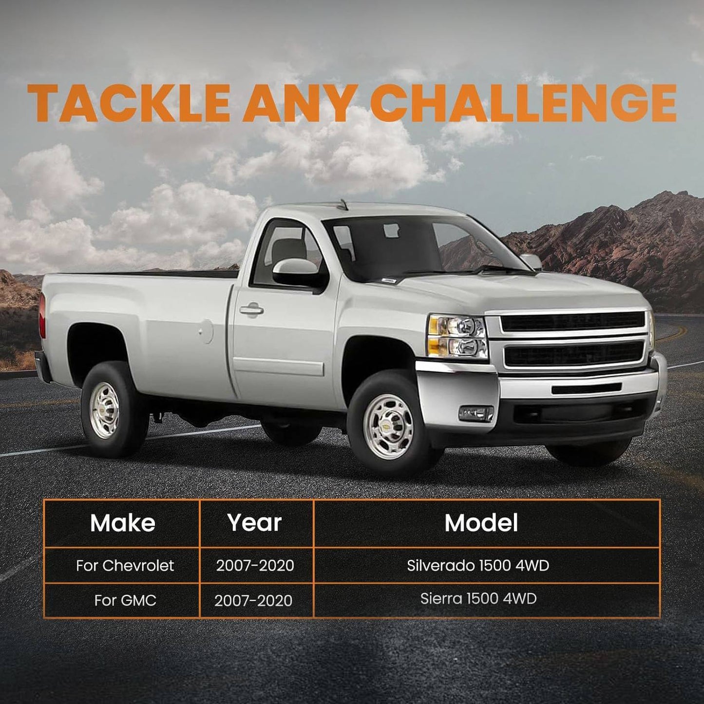 Rear Lift Kit W Diff Drop Spacers For Chevy Silverado GMC Sierra