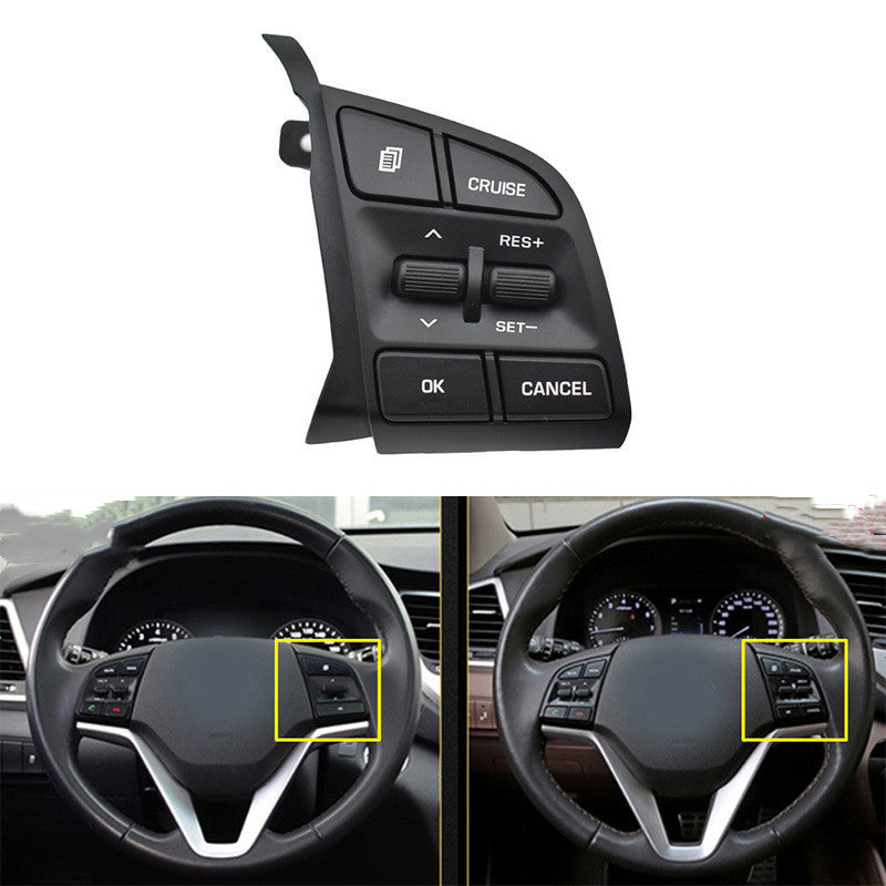 Modified Cruise Control Multi-function Steering Wheel Button Module