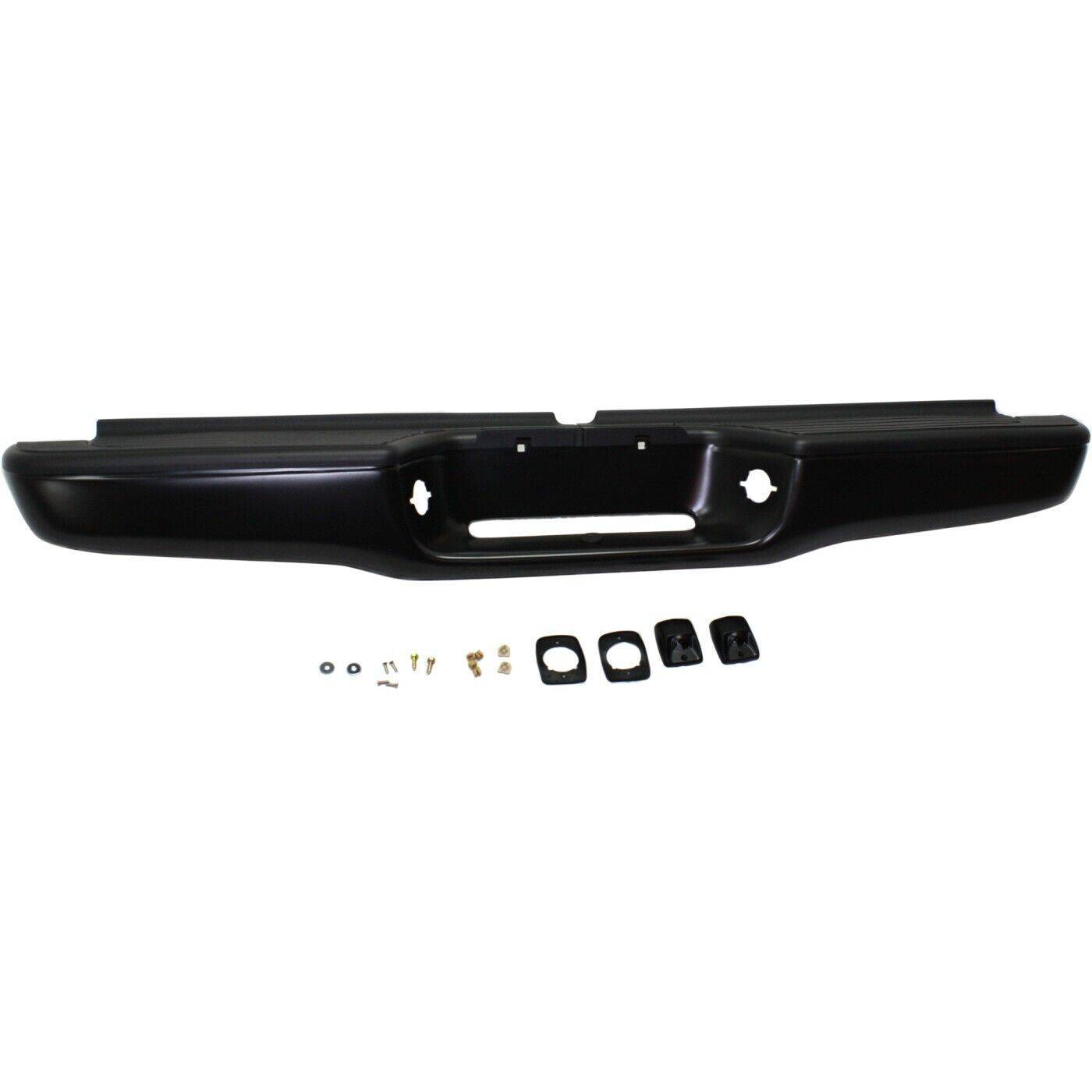 Step Bumper For 1995-2004 Tacoma Rear Powdercoated Black Assembly