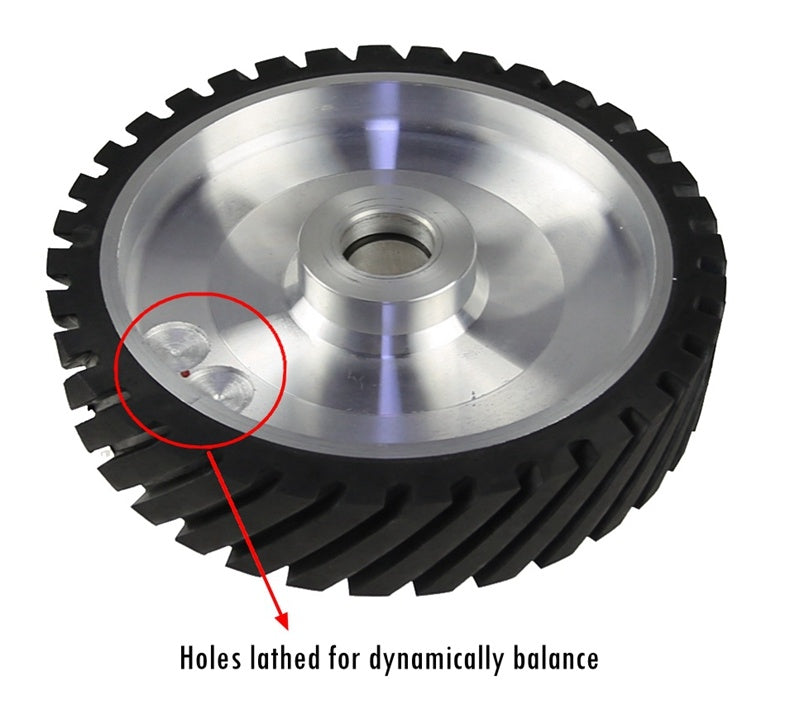 Serrated Belt Grinder Contact wheel