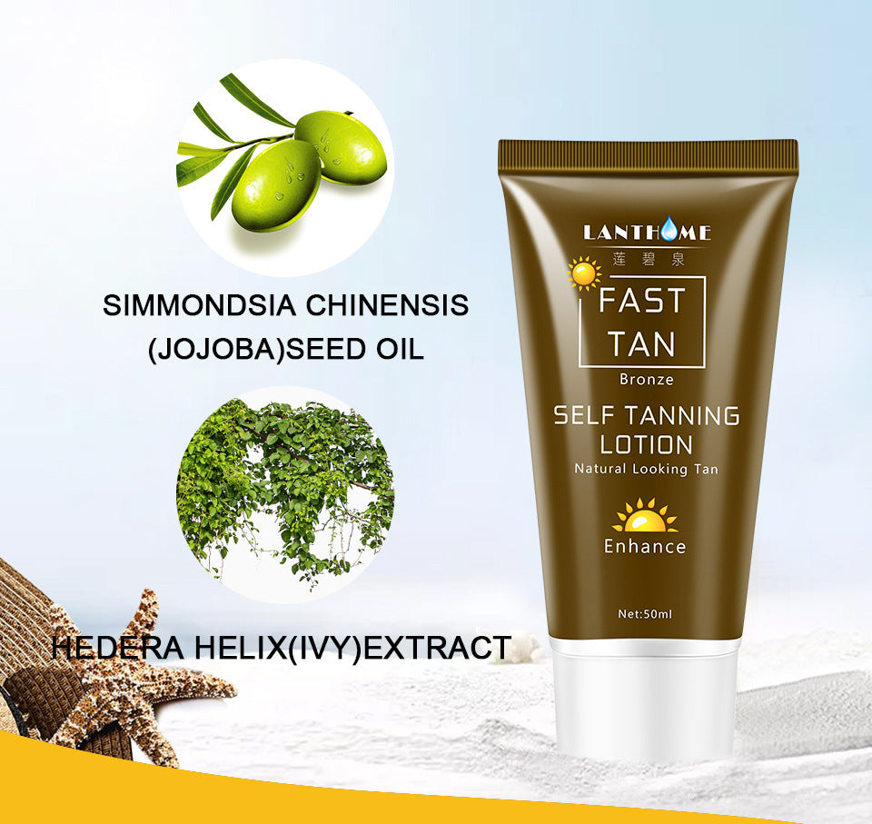 Lotion corporelle à la crème bronzante