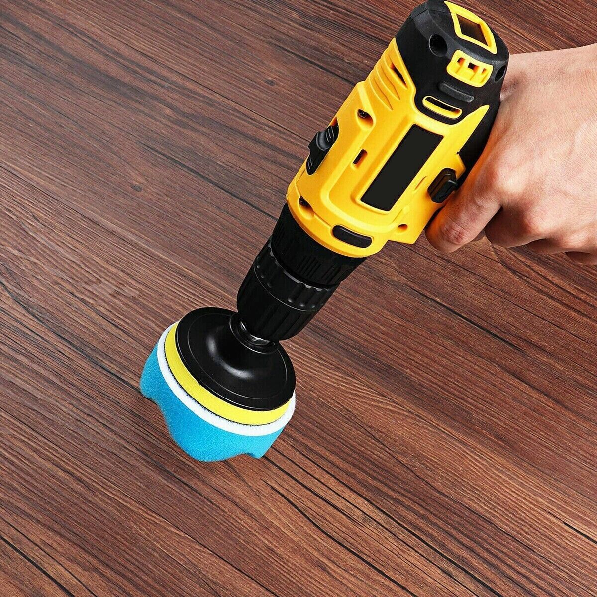 22 Car Polisher Gross Polishing Pads For Drill Sponge Buffer Waxing Buffing Kit