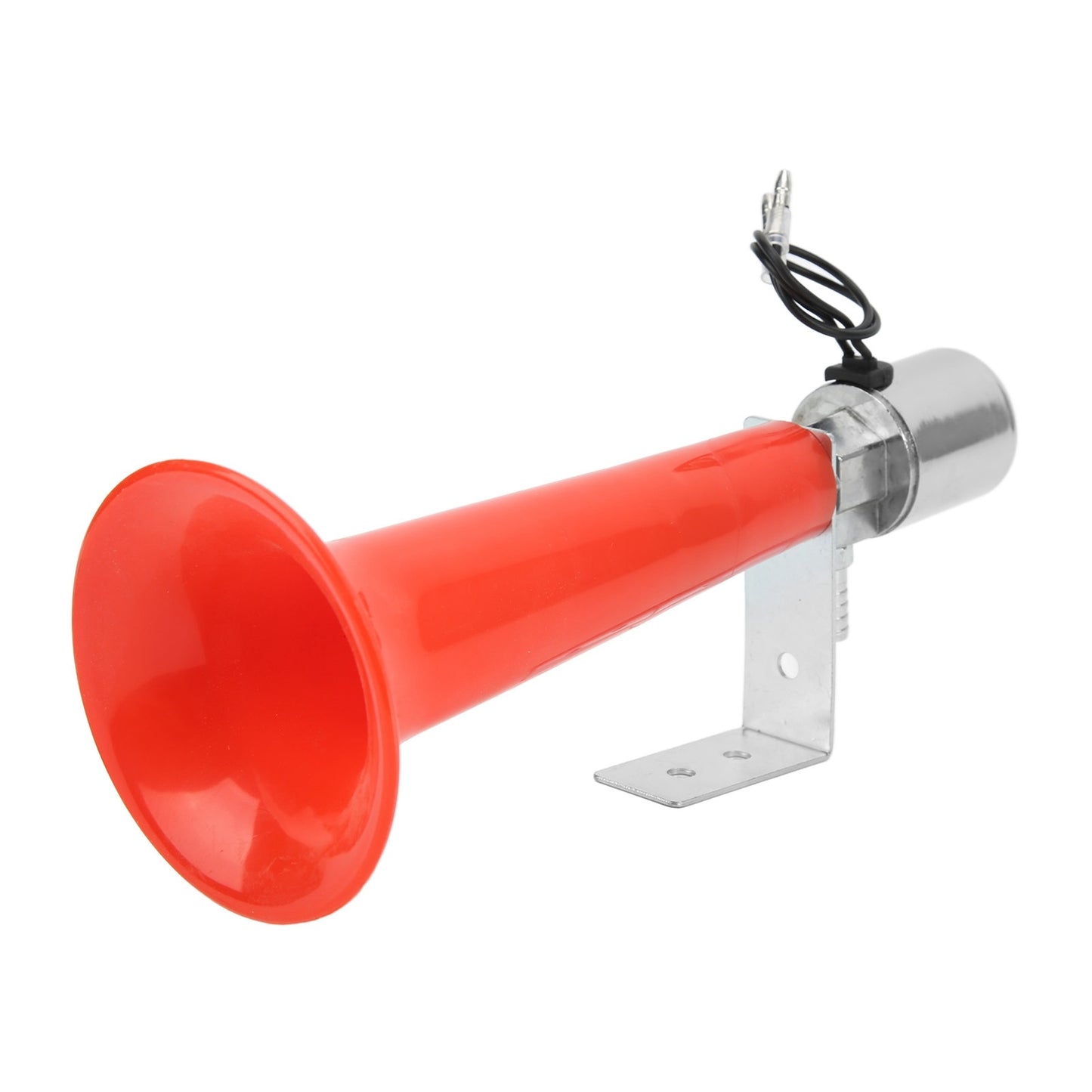 180DB Red Air Horn Universal Purpose 12V/24V Caravan Pressure Whistle Horn for Cars Trucks SUVs Motorcycles