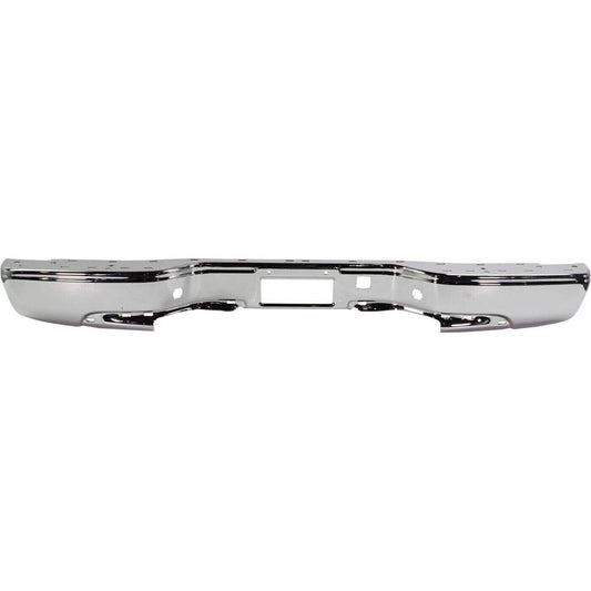 Step Bumper For 1999-2004 Chevrolet Silverado 2500 Rear Chrome