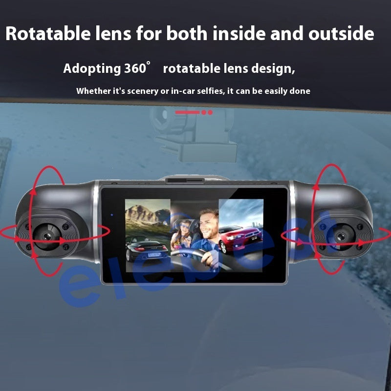 Driving Recorder HD Front And Rear Left And Right Recording Mobile Phone WIFI