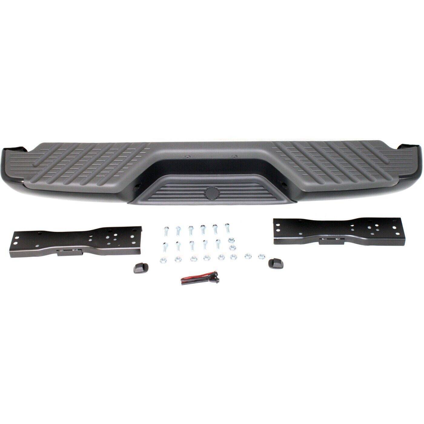 Rear Step Bumper For 2001-2004 Nissan Frontier Face Bar And Pads With Brackets