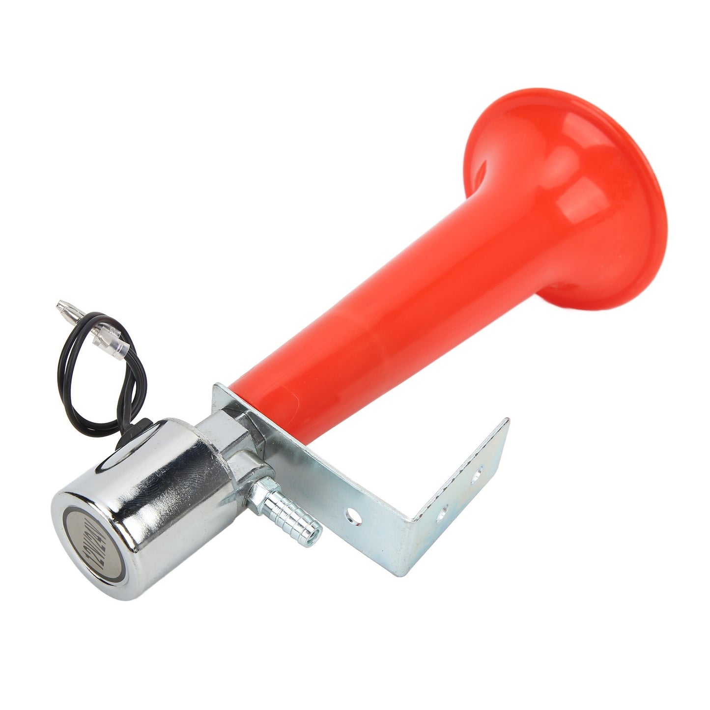 180DB Red Air Horn Universal Purpose 12V/24V Caravan Pressure Whistle Horn for Cars Trucks SUVs Motorcycles