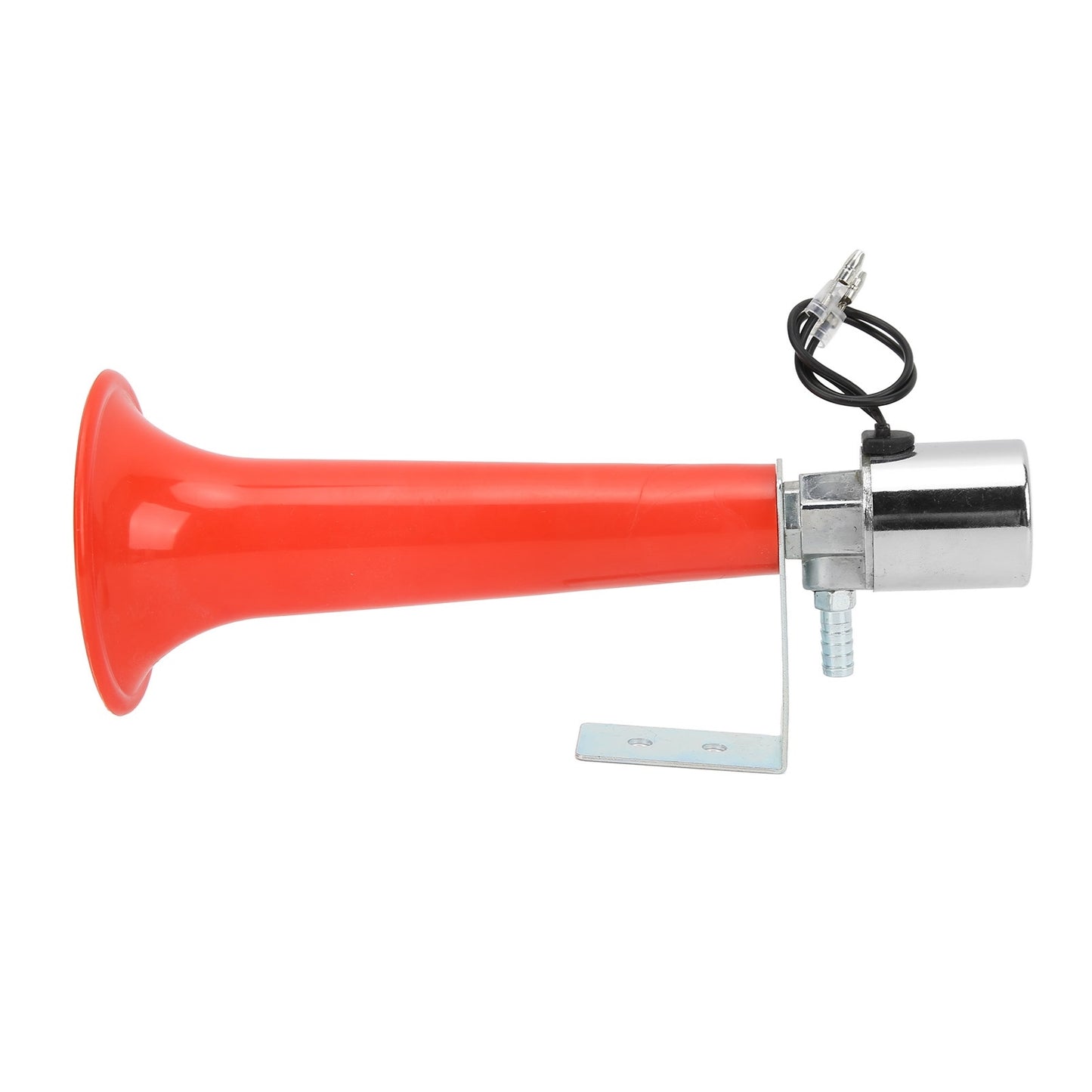 180DB Red Air Horn Universal Purpose 12V/24V Caravan Pressure Whistle Horn for Cars Trucks SUVs Motorcycles