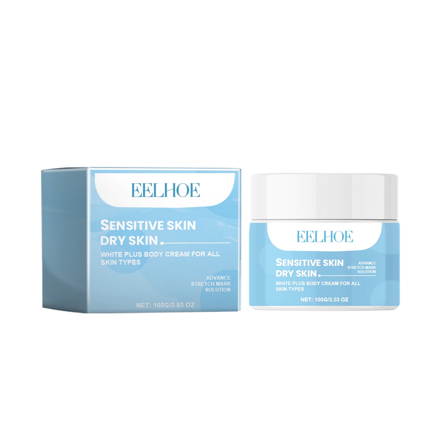 EELHOE White Plus Body Cream, Collagen Firming And Moisturizing Skin Lines Moisturizing And Rejuvenating Maintenance Cream