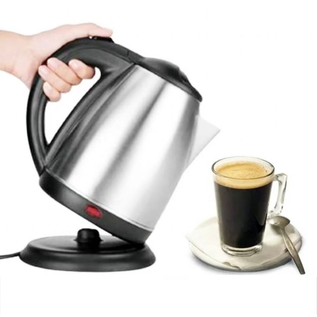 Cordless Electric Kettle 1.8L 1500W Stainless Steel Jug Overheat Protection 360