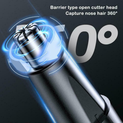 Rechargeable Men Electric Nose Hair Clipper Trimmer Ear Face Eyebrow Shaver USB